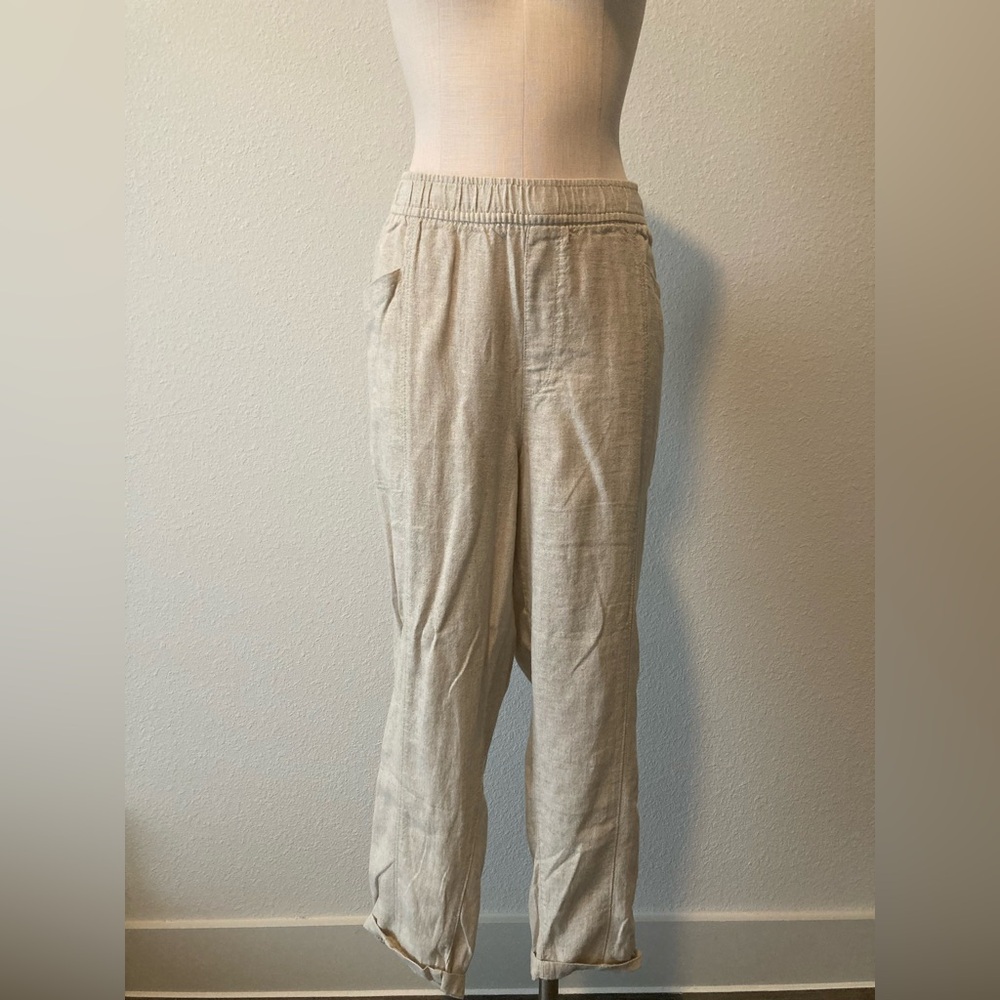 Linen Straight Leg Pant
